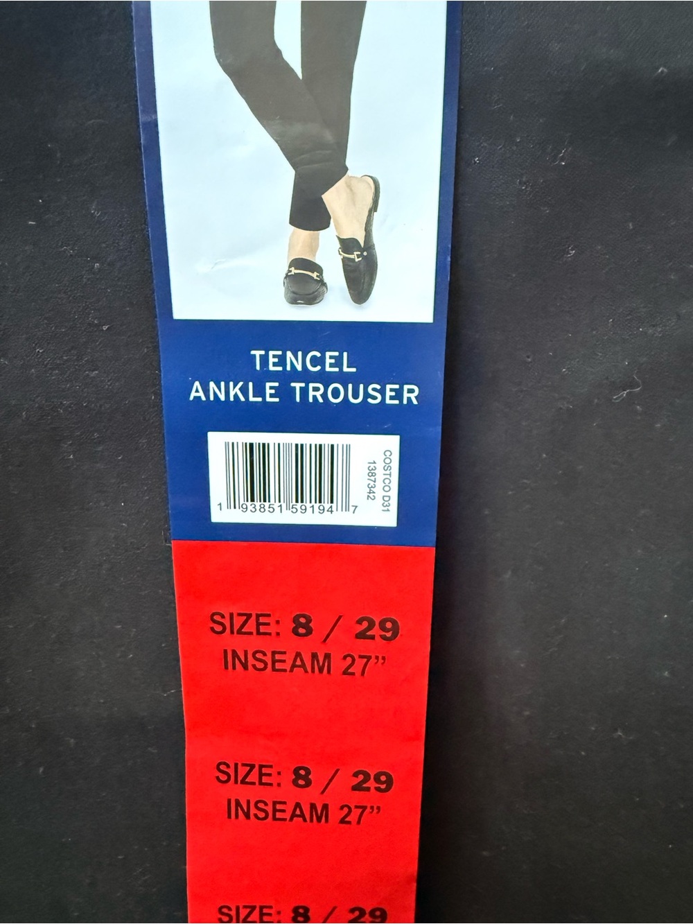 Nautica tencel ankle trouser